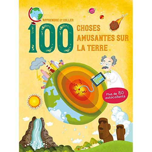 100 choses amusantes sur la Terre. Plus de 150 autocollants