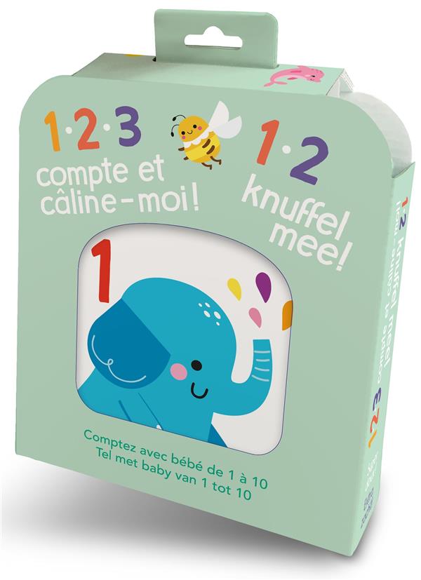 L'éléphant. Comptez avec bébé de 1 à 10, Edition bilingue français-néerlandais