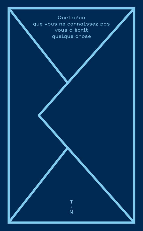 Quelqu'un que vous ne connaissez pas vous a écrit quelque chose