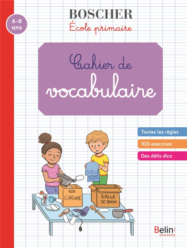 Cahier de vocabulaire. Edition 2020