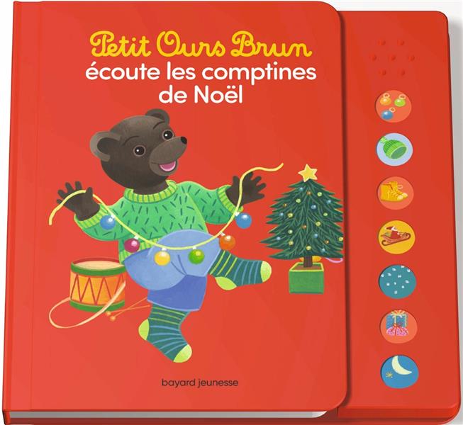 Petit Ours Brun écoute les comptines de Noël