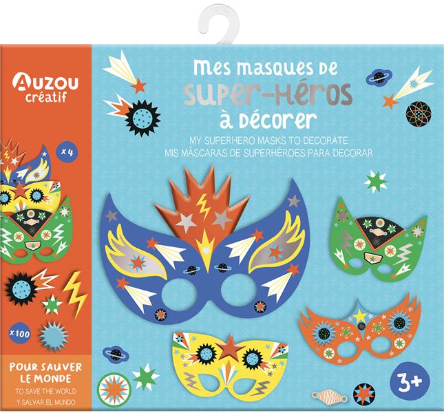 MASQUE DE SUPER-HEROS - MA POCHETTE D'ARTISTE