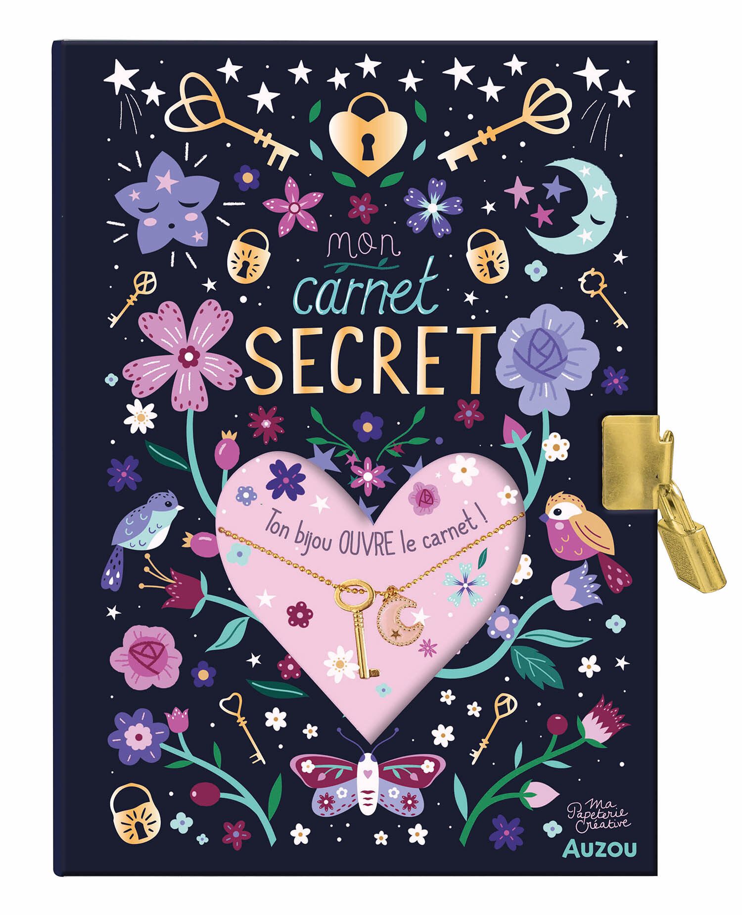 Mon carnet secret. Avec 1 bijou