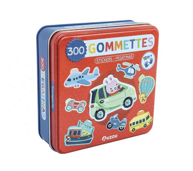 300 gommettes transports. Stickers - Pegatinas