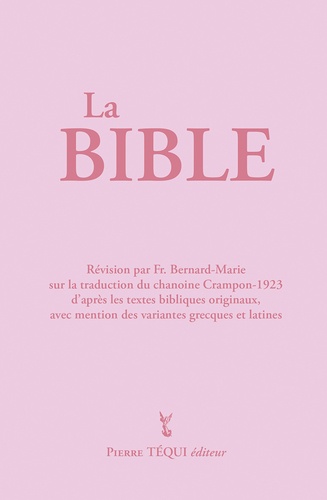 La Bible sur la traduction du chanoine Crampon-1923