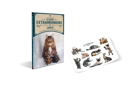Le Livre extraordinaire des chats. Avec 1 planches de stickers