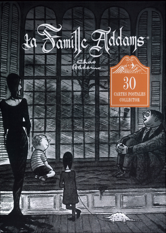 La famille Addams, le coffret de cartes postales