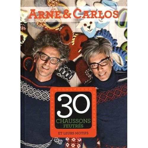 30 chaussons feutrés et leurs motifs