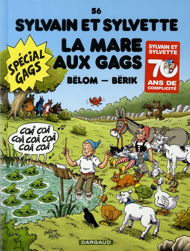 Sylvain et Sylvette Tome 56 : La mare aux gags !