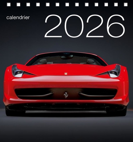Calendrier de table Voitures de rêve. Edition 2026