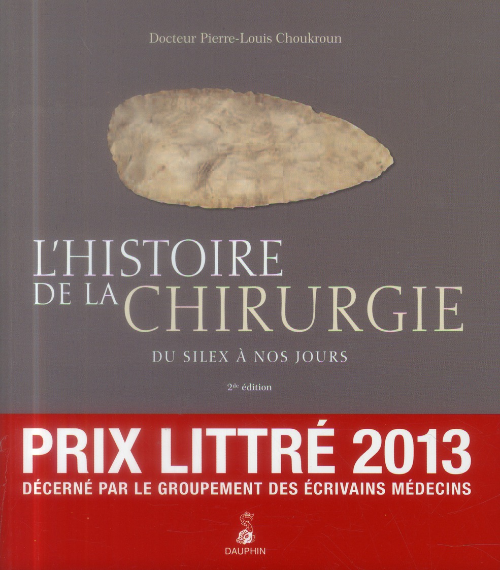 L'histoire de la chirurgie. Du silex à nos jours