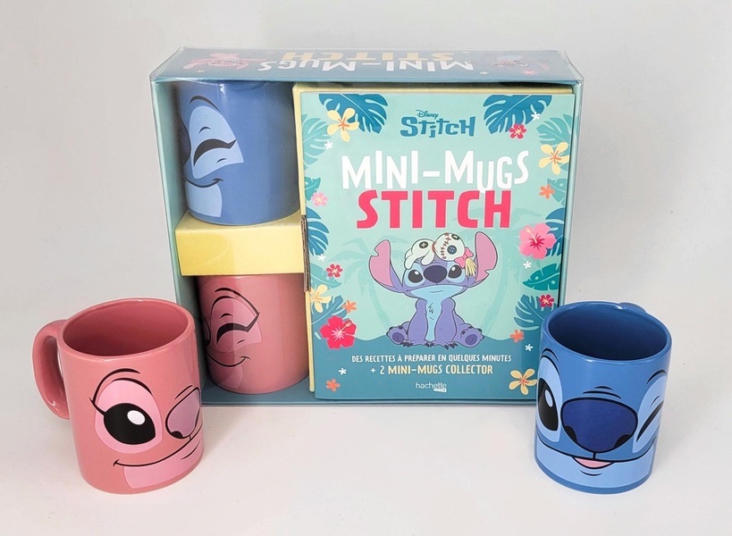 Mini-Mugs Stitch. Coffret avec 2 mini-mugs