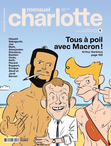 Charlotte mensuel N° 8 : Tous à poil avec Macron !