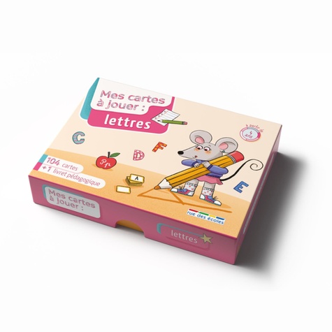 Mes cartes à jouer lettres. 104 cartes 1 livret pédagogique
