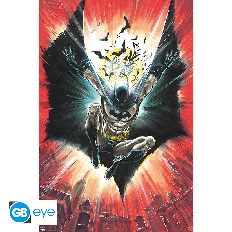 DC Comics - Poster maxi roulé 91,5 x 61 cm : Batman Warner 100th