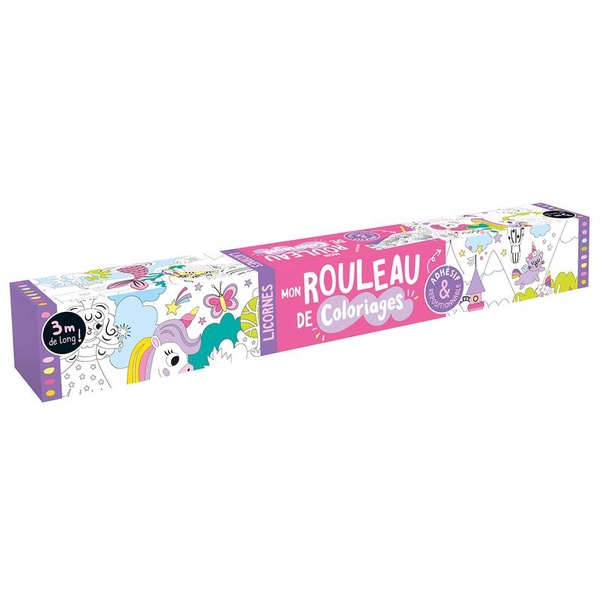 MON ROULEAU DE COLORIAGES - LICORNES
