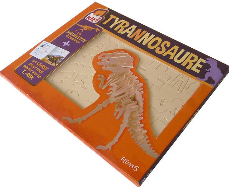 Tyrannosaure. Un livret et un squelette à monter