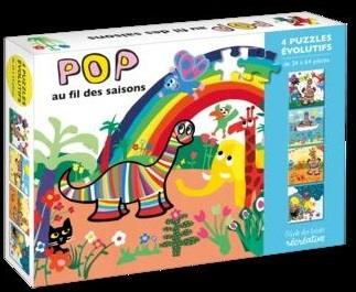 POP AU FIL DES SAISONS ! 4 PUZZLES EVOLUTIFS