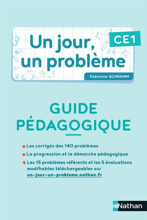 Un jour, un problème CE1. Guide pédagogique   Cahier de l'élève, Edition 2022