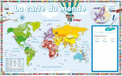 Poster la carte du monde