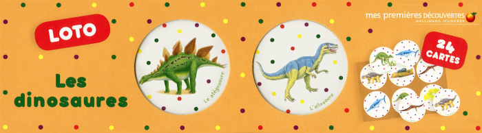 Loto les dinosaures. Avec 24 cartes
