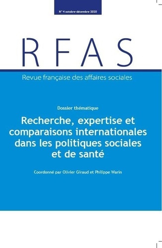 Recherche, expertise et comparaisons internationales dans les politiques sociales et de santé