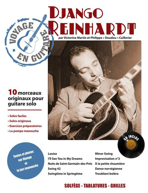 Django Reinhardt. 10 morceaux originaux pour guitare solo, avec 1 CD audio