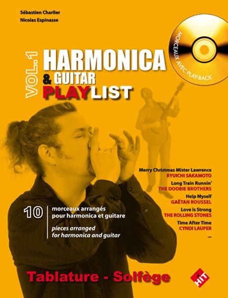 Harmonica & guitar playlist. Volume 1, Edition bilingue français-anglais, avec 1 CD audio