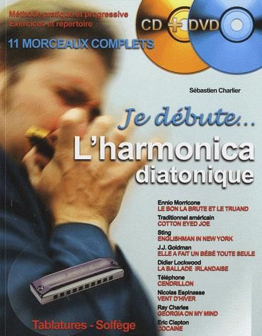 L'harmonica diatonique. Avec 1 DVD   1 CD AUDIO