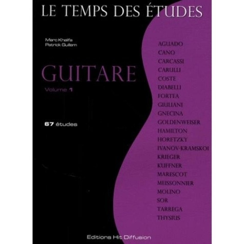 Guitare. Volume 1, 67 études