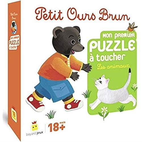 JEU PETIT OURS BRUN - MON PREMIER PUZZLE A TOUCHER LES ANIMAUX