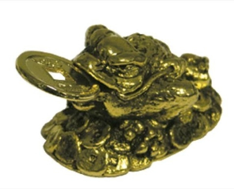 GRENOUILLE - LAITON METAL DORE