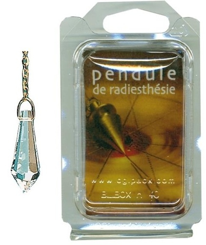 BLISTER PENDULE CRISTAL 16 FACETTES