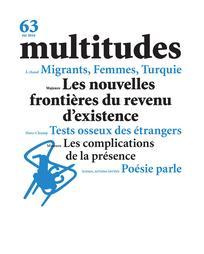 Multitudes N° 63, été 2016 : Les nouvelles frontières du revenu d'existence