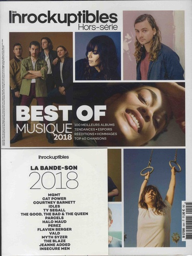 Les Inrockuptibles. Hors-série N° 94 : Best of musique 2018. Avec 1 CD audio