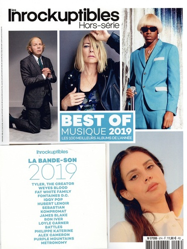 Les Inrockuptibles. Hors-série N° 97 : Best of musique 2019. Les 100 meilleurs albums de l'année, av