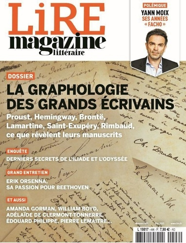 Lire N° 496, mai 2021 : La graphologie des grands écrivains