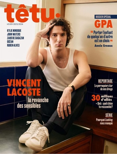 Têtu N° 237, hiver 2023-2024 : Vincent Lacoste. La revanche des sensibles