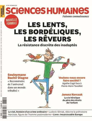 Sciences Humaines N° 375, janvier 2025 : Les lents, les bordéliques, les rêveurs