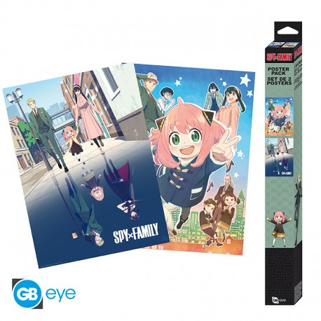 Spy X Family - Set de 2 chibi posters 52 x 38 cm : Une double famille