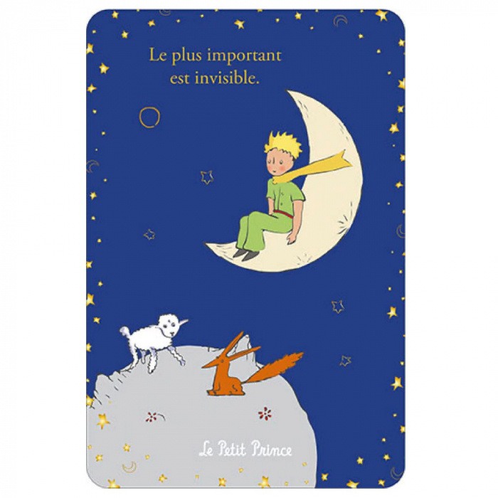 Carte 10x15 cm Le Petit Prince : Le plus imortant est invisible