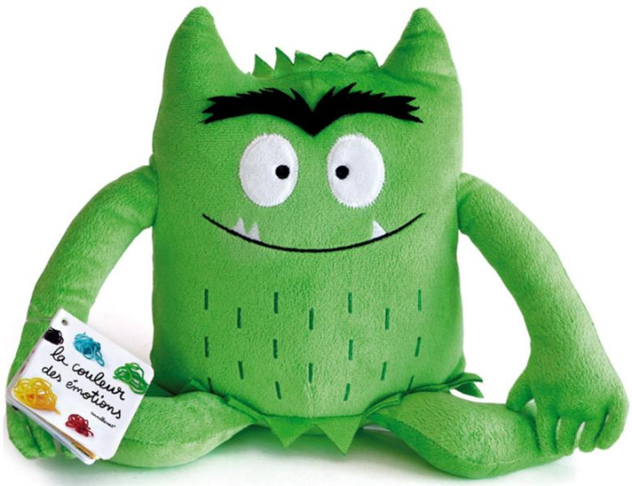 Peluche verte. La couleur des émotions
