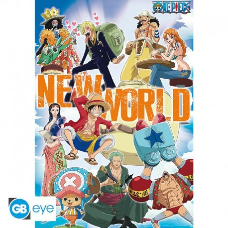 One Piece - Poster roulé maxi 91,5x61cm : New World Team