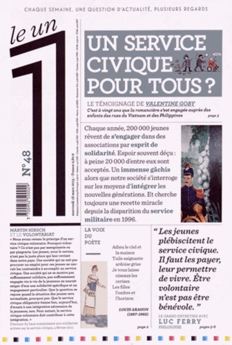 Le 1 N° 48 Mercredi 18 mars 2015 : Un service civique pour tous ?