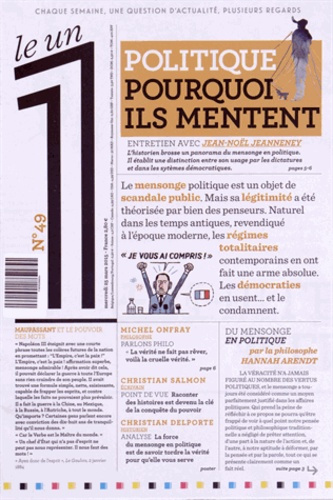 Le 1 N° 49 Mars 2015 : Politique, pourquoi ils mentent