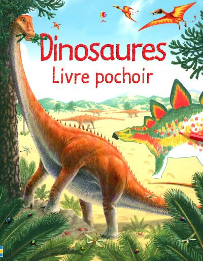 Dinosaures. Livre pochoir