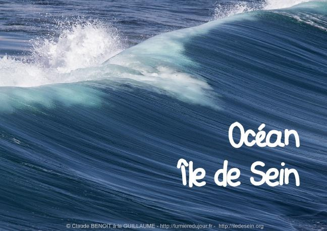 OCEAN ILE DE SEIN LIVRE POSTER DIN A3 HORIZONTAL