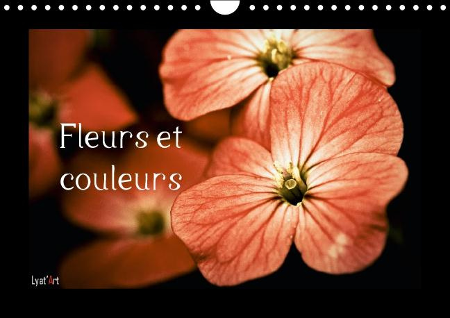 Fleurs et couleurs. Calendrier mural perpétuel A4 horizontal