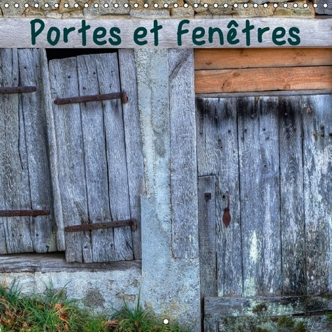 PORTES ET FENETRES CALENDRIER MURAL 2016 300 300 MM SQUARE