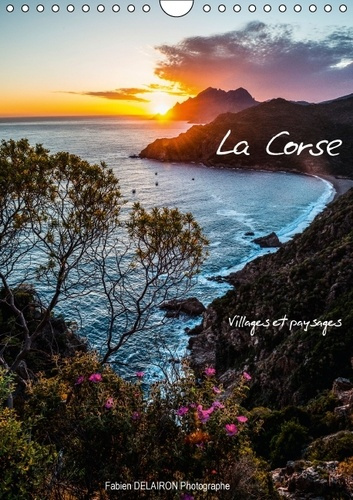 LA CORSE VILLAGES ET PAYSAGES CALENDRIER MURAL 2016 DIN A4 VERTICAL